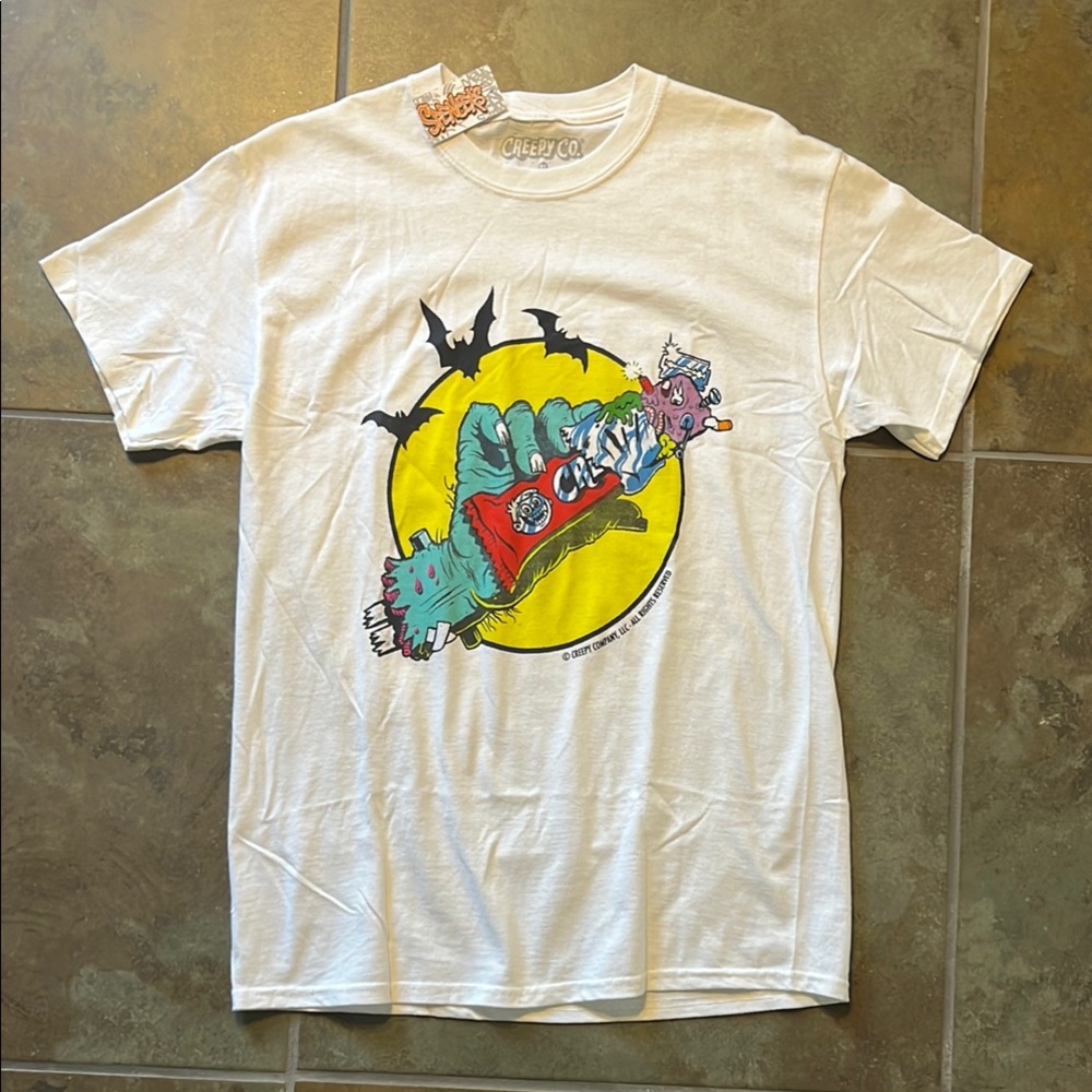 Creepy Co. NWT Spencer’s men’s medium candy bar tshirt, perfect condition